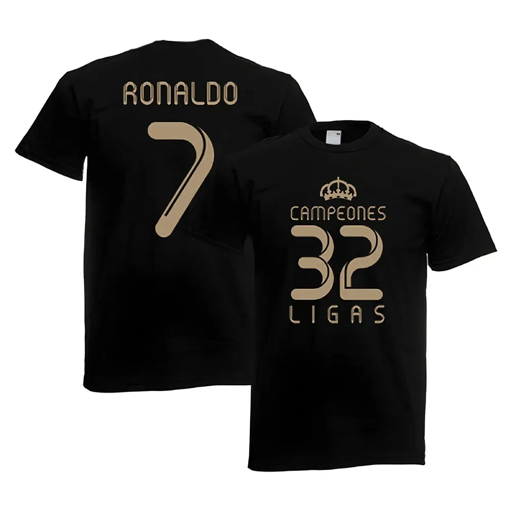 Футболка детская с Роналду 7 Real Madrid, черный