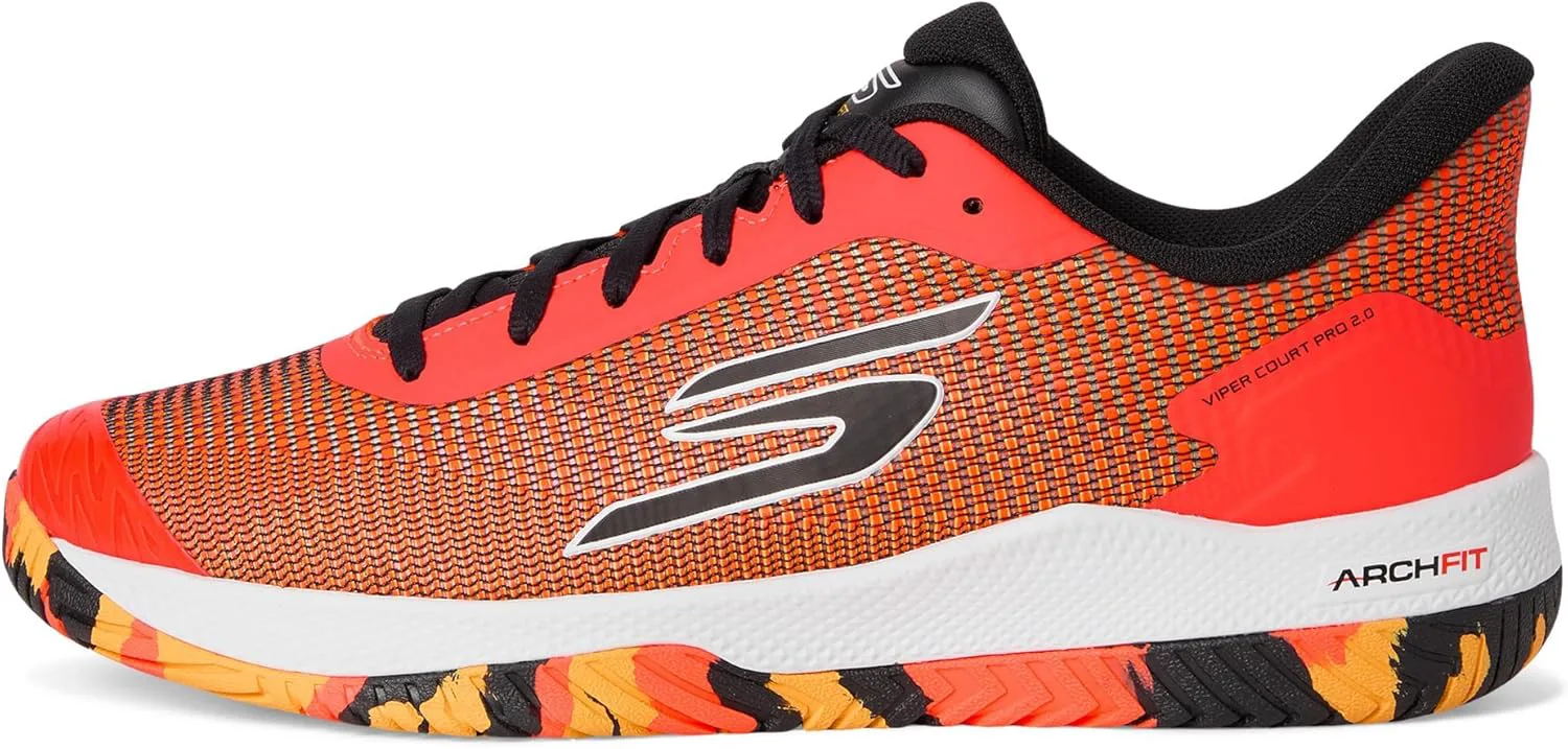 Кроссовки Skechers для мужчин Pickleball Viper Court Pro 2.0, оранжевый — фото 4