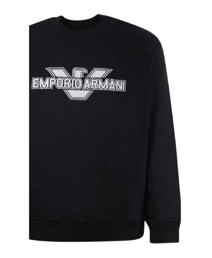 Черная толстовка 3r1mda1jriz0999 Emporio Armani, черный — фото 3