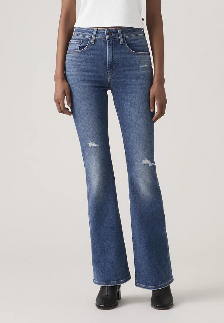 Джинсы женские, высокая посадка, клеш, модель 726, Levi's, мультиколор — фото 4