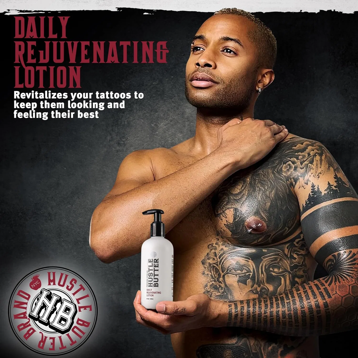 Ежедневный лосьон для татуировок «Tattoo Nacare» от Hustle Butter Hustle Butter Deluxe — фото 2