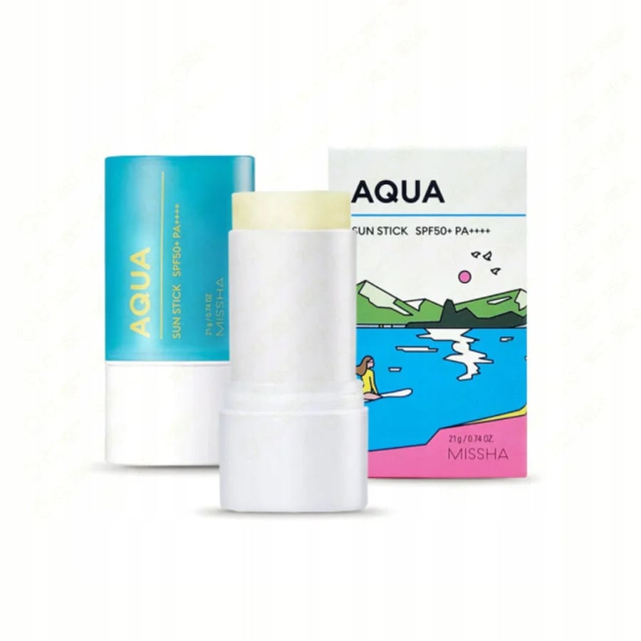 

Missha Aqua Sun Stick SPF50+ PA++++ Веганский солнцезащитный карандаш 21 г.