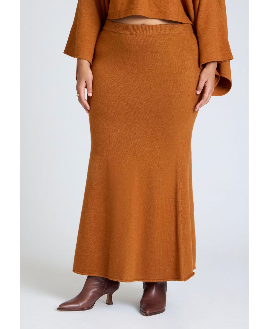 

Свитер-макси больших размеров ELOQUII, Gingersnap