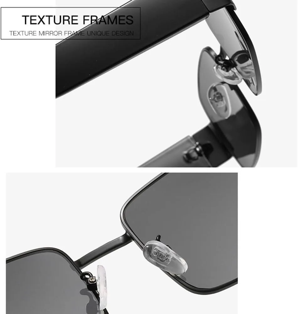 

Винтажные мужские солнцезащитные очки в стиле ретро с металлической оправой, панк-стиль, солнцезащитные очки для мужчин с защитой от УФ-излучения UV400 HVTVTLA, C3