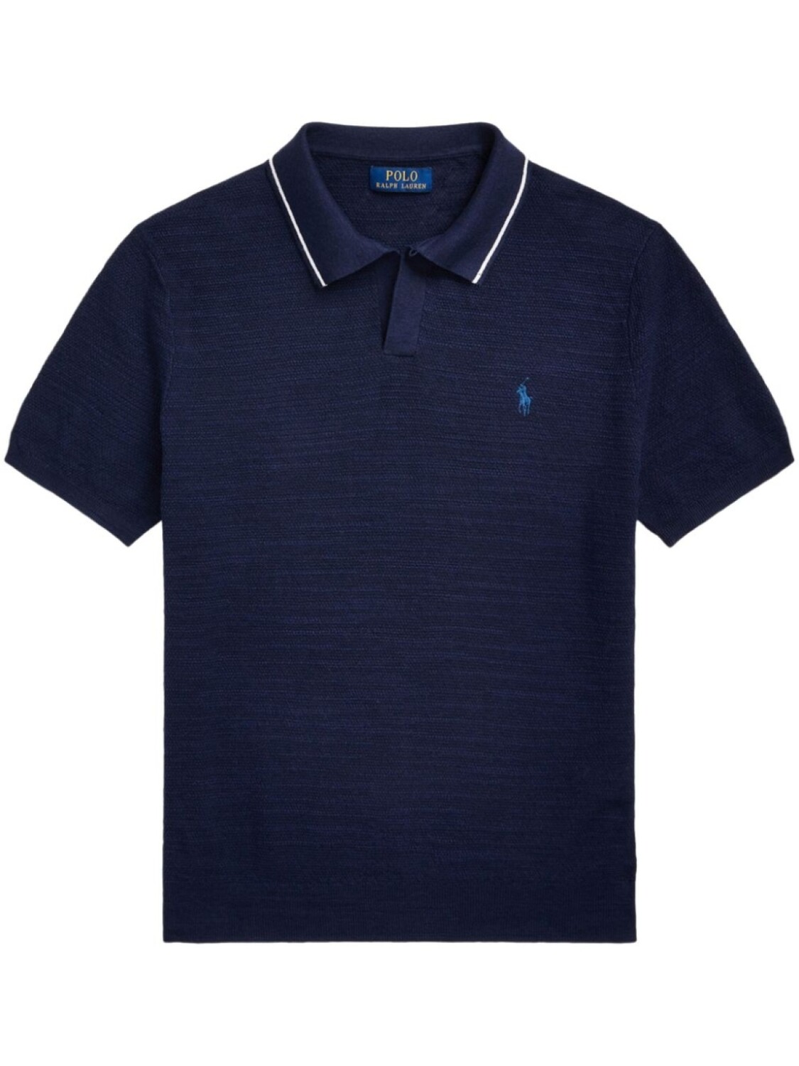 

Polo Ralph Lauren фактурный джемпер Jonny с вышитым логотипом, синий