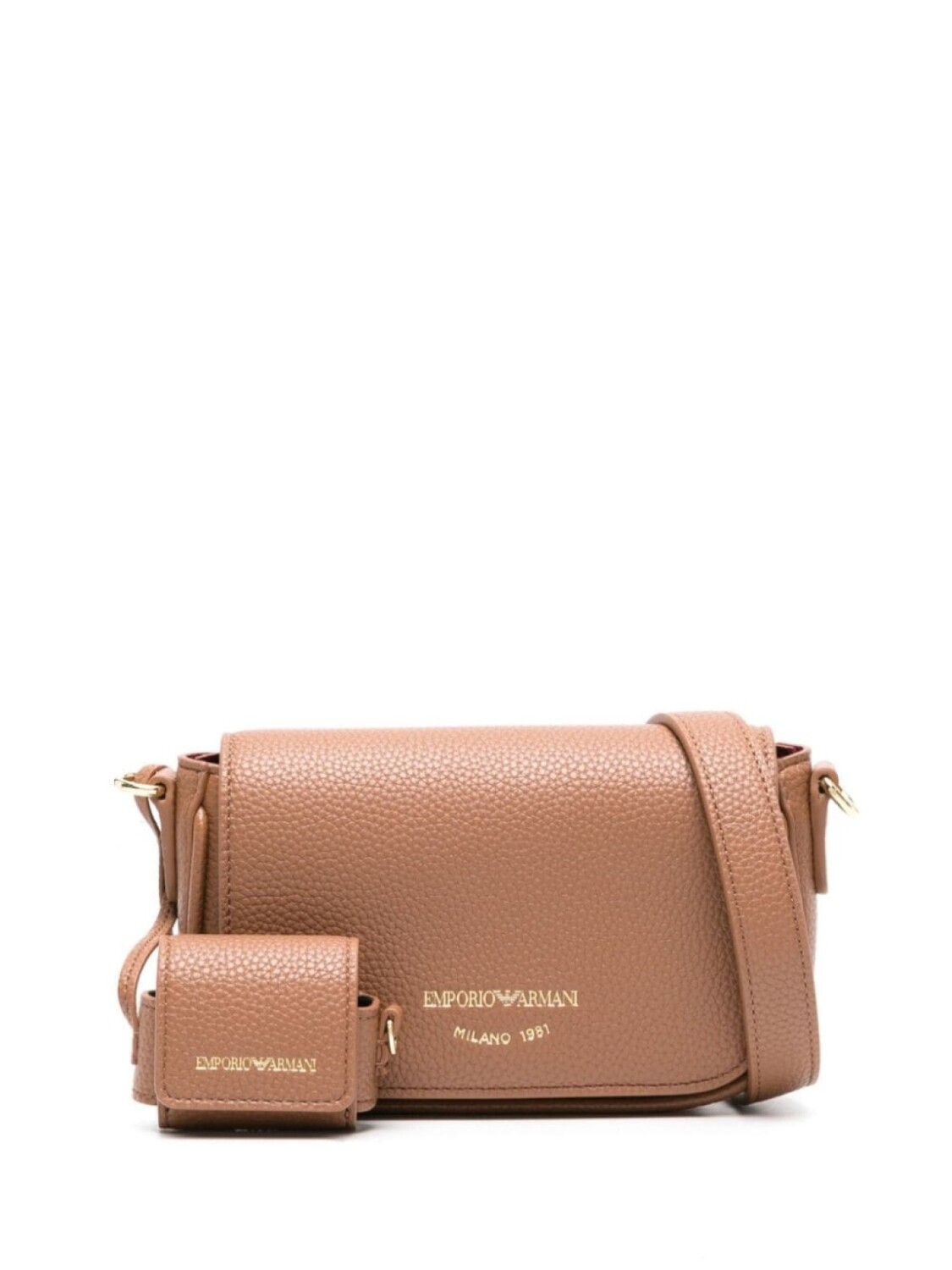 

Emporio Armani сумка через плечо с логотипом, коричневый