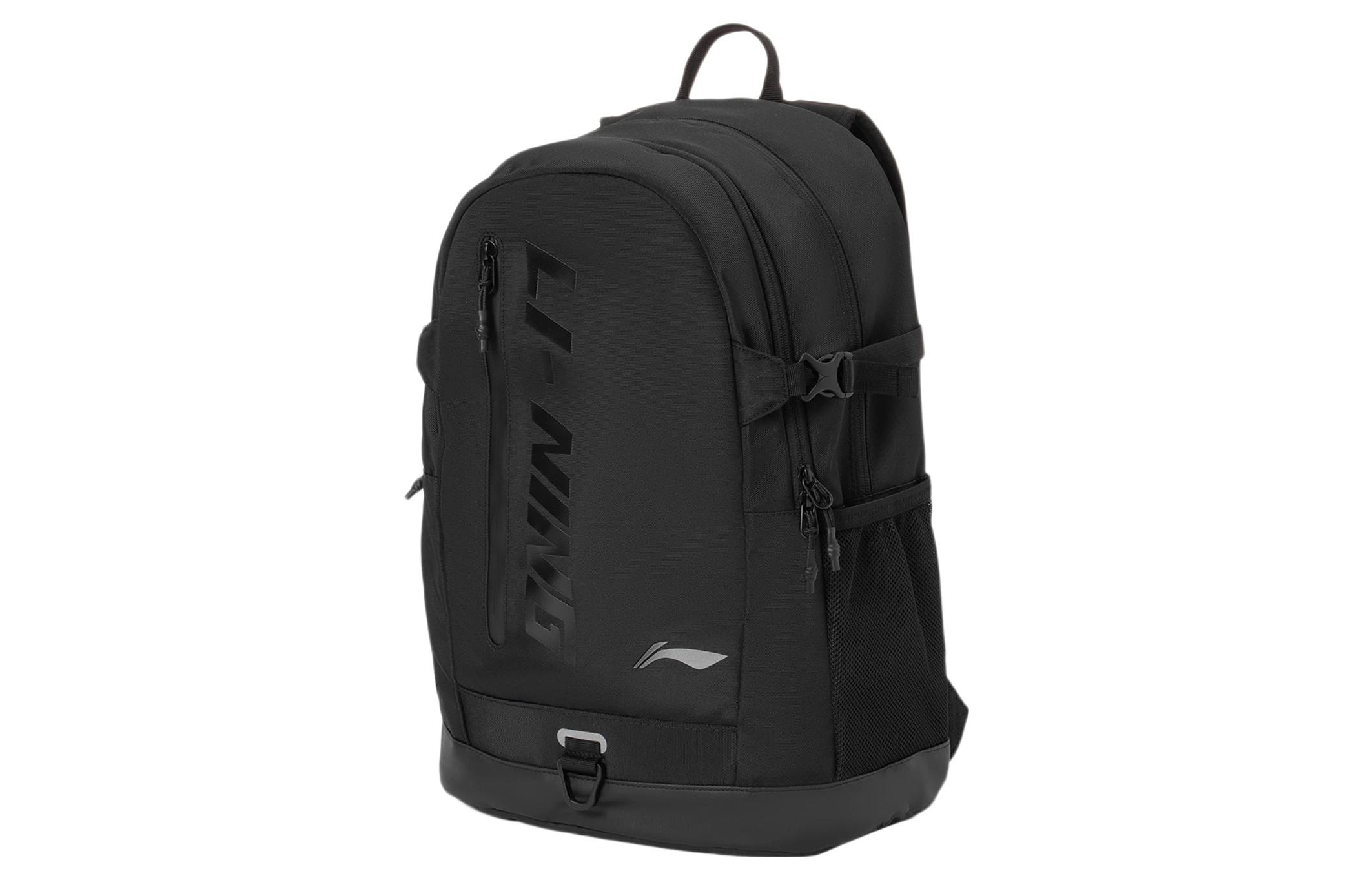 

Рюкзак-сумка для ноутбука LiNing Training Series из ткани, стандартный размер, унисекс, черный