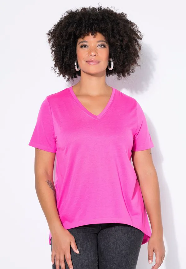 

Базовая футболка alinie gerundeter saum Angel Of Style, Neon Pink, Розовый, Базовая футболка alinie gerundeter saum Angel Of Style, Neon Pink