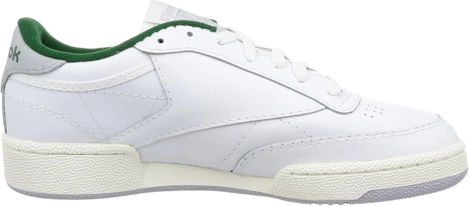 Кроссовки Reebok Club C 85 унисекс, Ftwr White Chalk Dark Green — фото 4