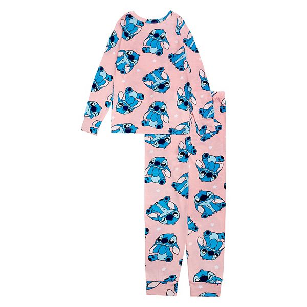 Пижама для девочек 4-10 лет disney's lilo & stitch 2-pc "amazing stitch stars" Licensed Character — фото 2