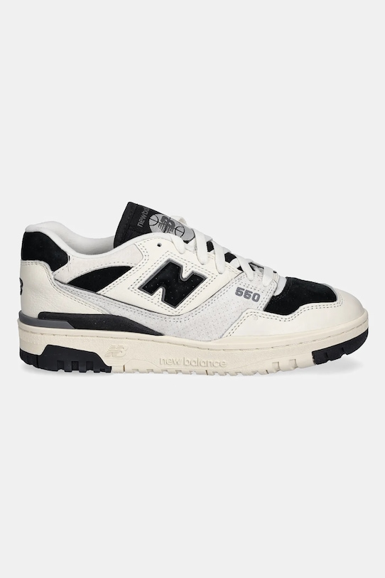 Кожаные кроссовки New Balance, бежевый — фото 2