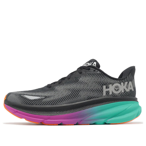 

Кроссовки clifton 9 gore-tex 'black electric aqua' Hoka One One, черный