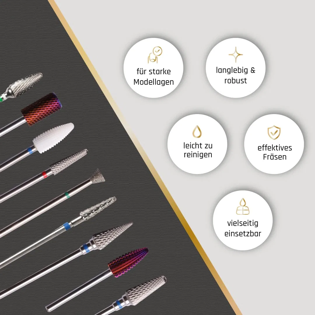 Твердосплавная фреза Lynis-Nailshop.de для снятия геля и акрила ‎Lynis Nailshop, Spigot Bit — фото 3