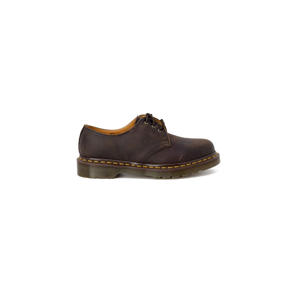 

Коричневые кожаные повседневные туфли Dr. Martens