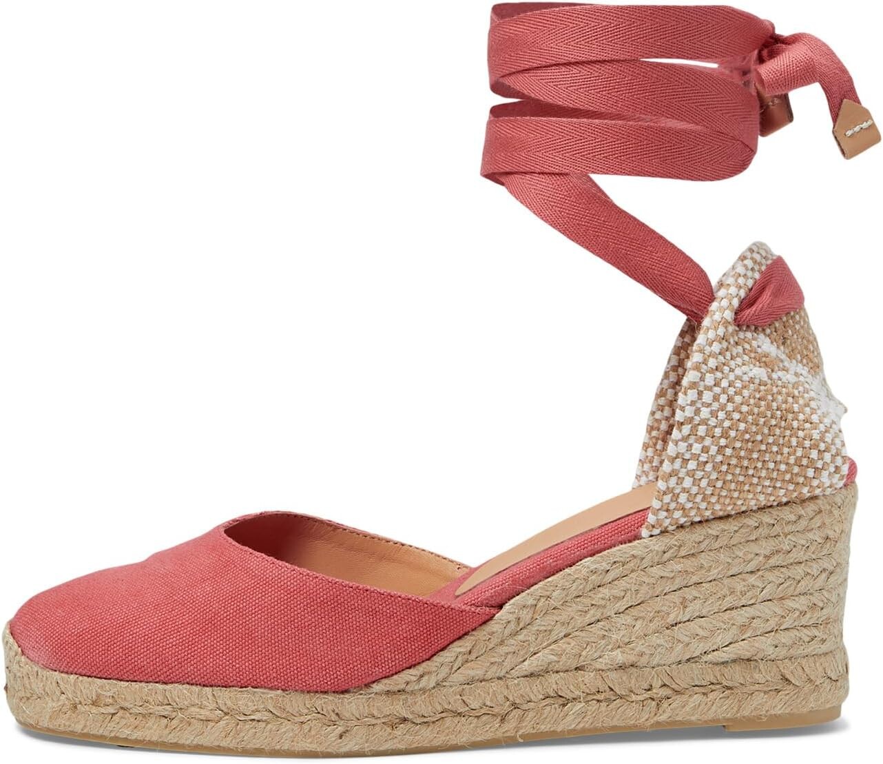 Туфли CASTANER Carina 60mm Wedge Espadrille, цвет Bright Pink — фото 4