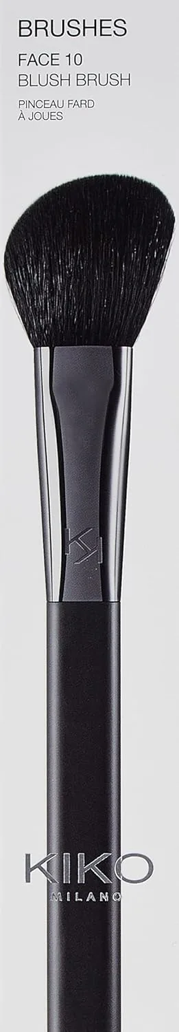 Кисть для румян KIKO Milano Face 10 | Скошенная кисть для румян, бронзеров и хайлайтеров, Black — фото 2