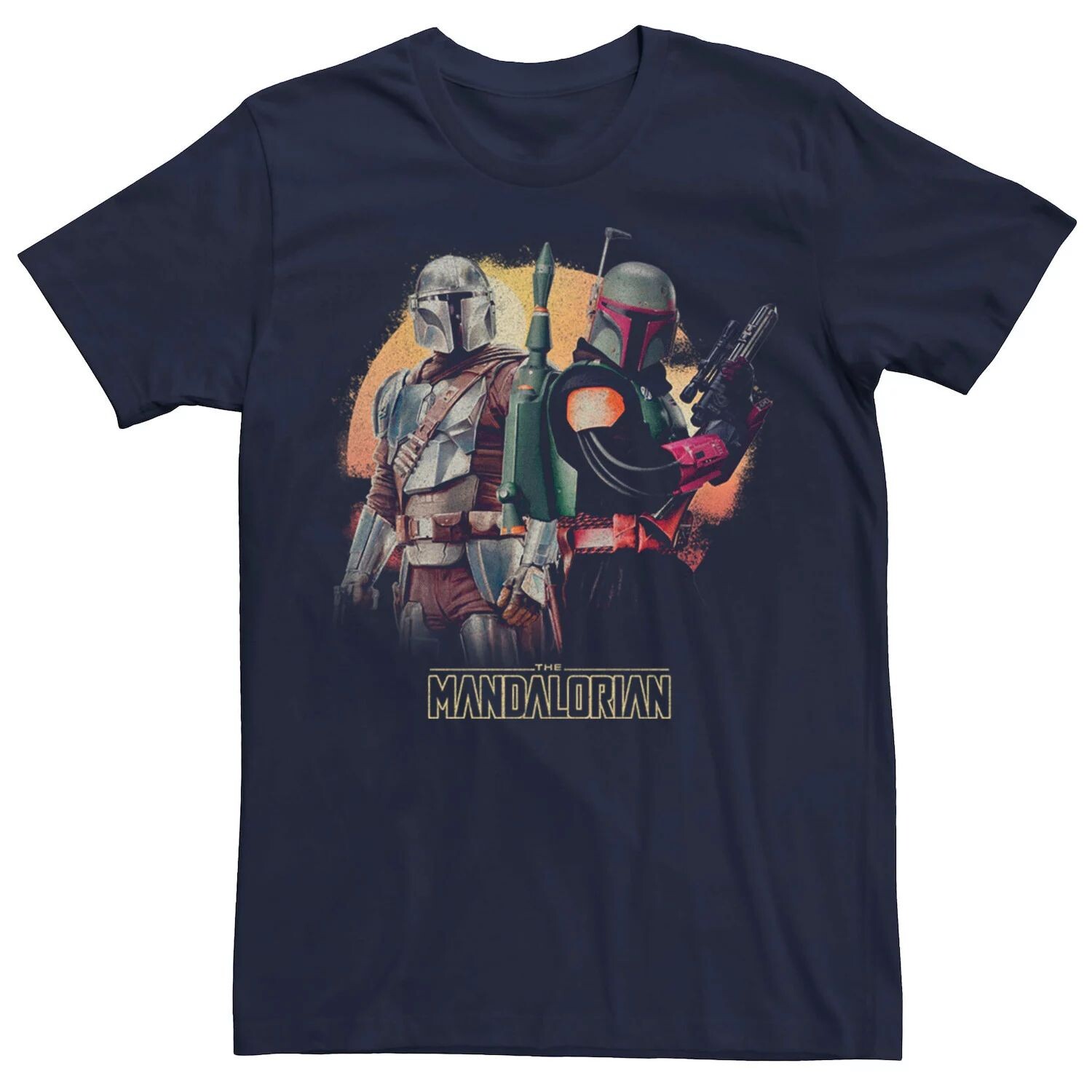 

Мужская футболка Star Wars: The Mandalorian & Boba Fett Team Up R15