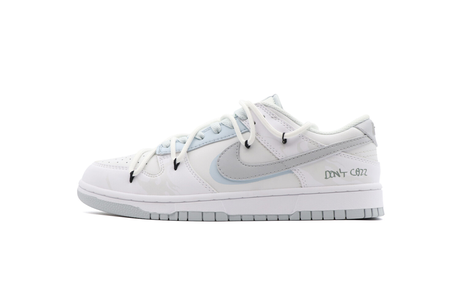 

Кроссовки Nike Dunk Skateboarding Shoes Men Low-top White/blue/gray, белый