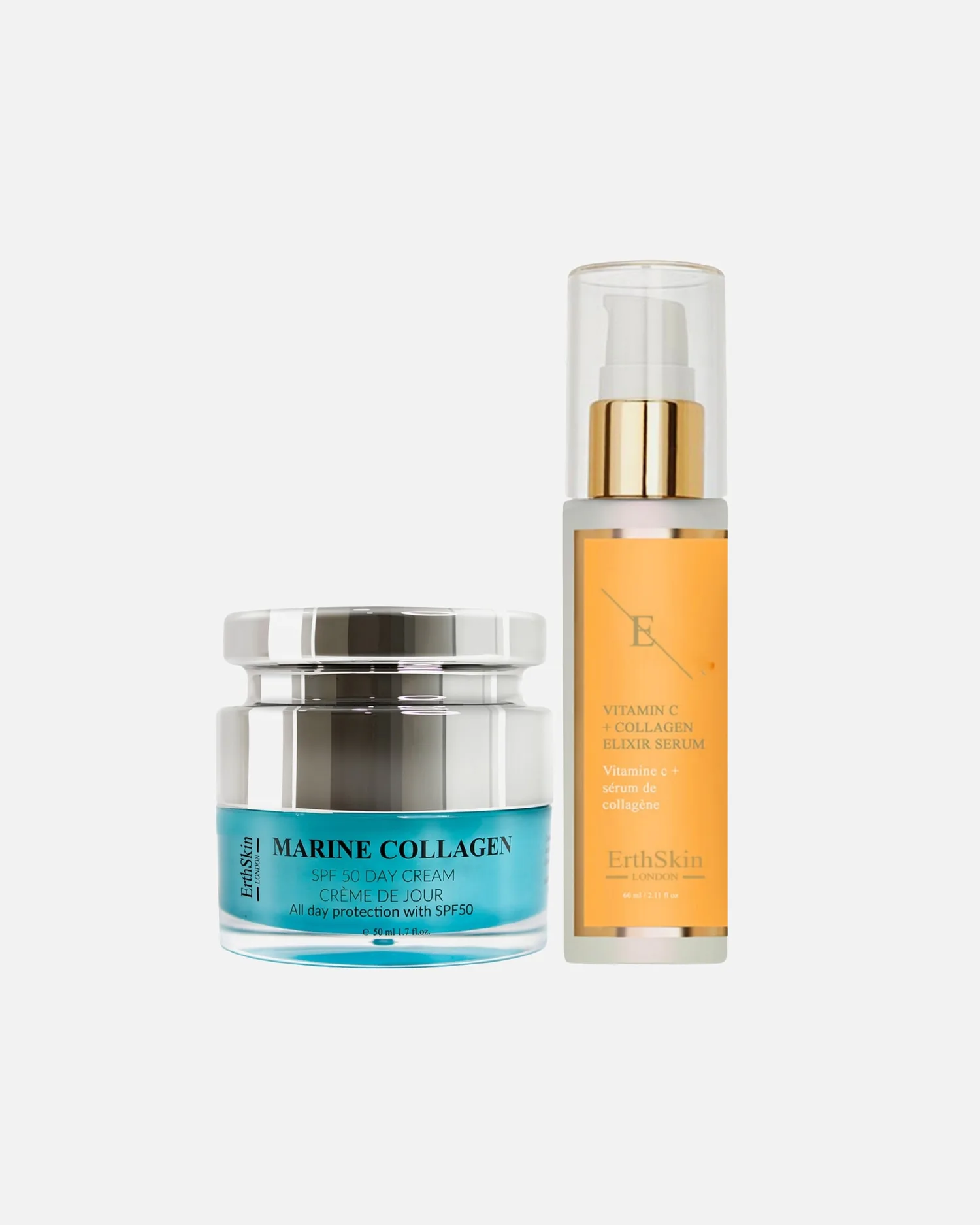 Набор ErthSkin London — Для ухода за лицом с SPF и витамином С. , 1 шт, 50 мл