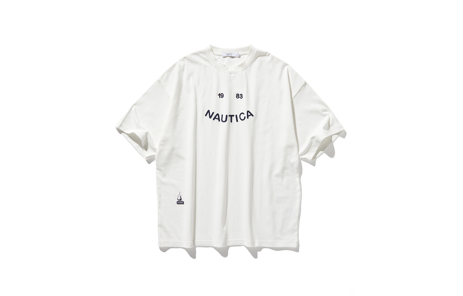 

Футболка SS24 унисекс Nautica White Sail, цвет Klein Blue