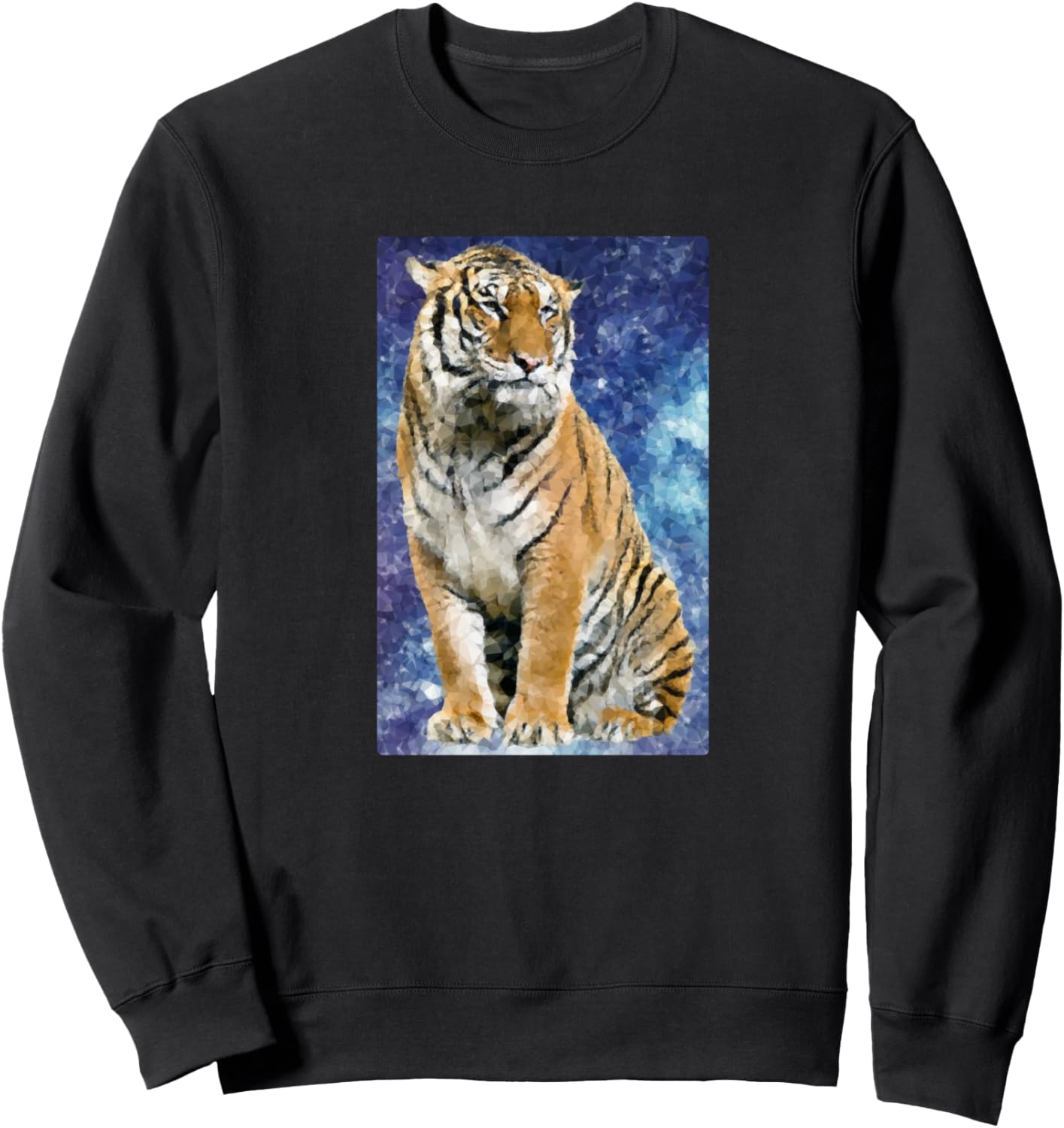 

Толстовка с изображением тигра и крупной кошки Tiger Big Cat Men'S Women'S | Kids Boys Girls Gifts, черный