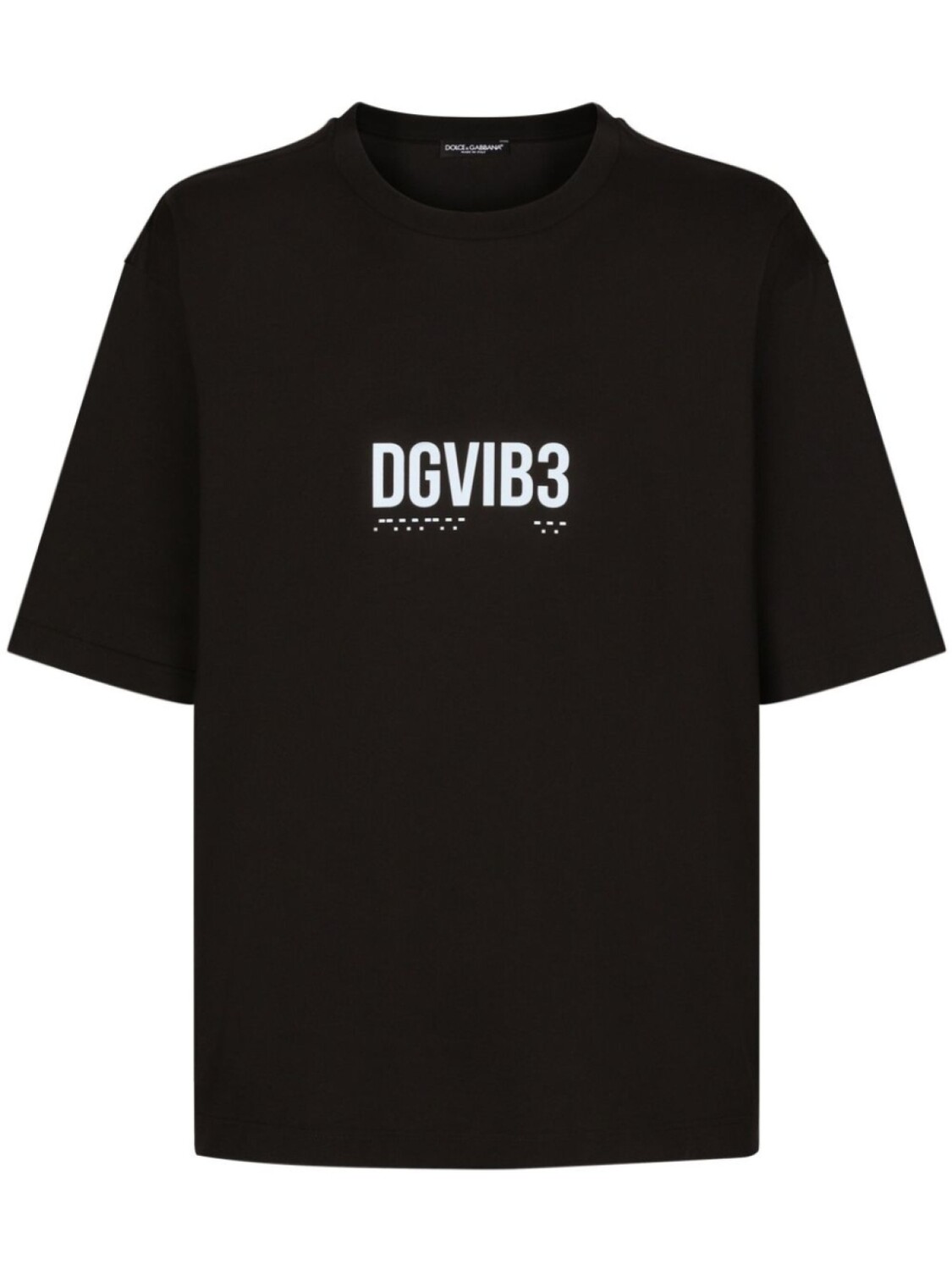 

Dolce & Gabbana футболка с надписью, черный