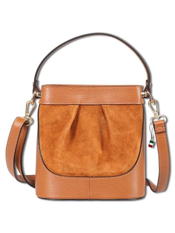 

Сумка через плечо Florence, кожа, светло-коричневый цвет, около 18 см Florence