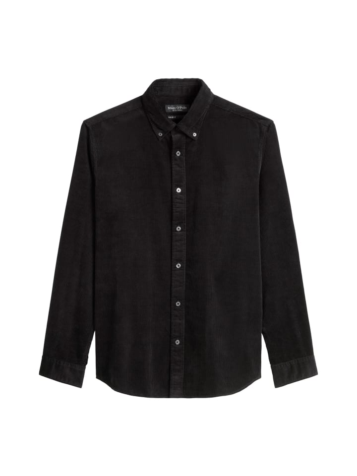 

Marc O'Polo Вельветовая рубашка, стандартный размер, черного цвета