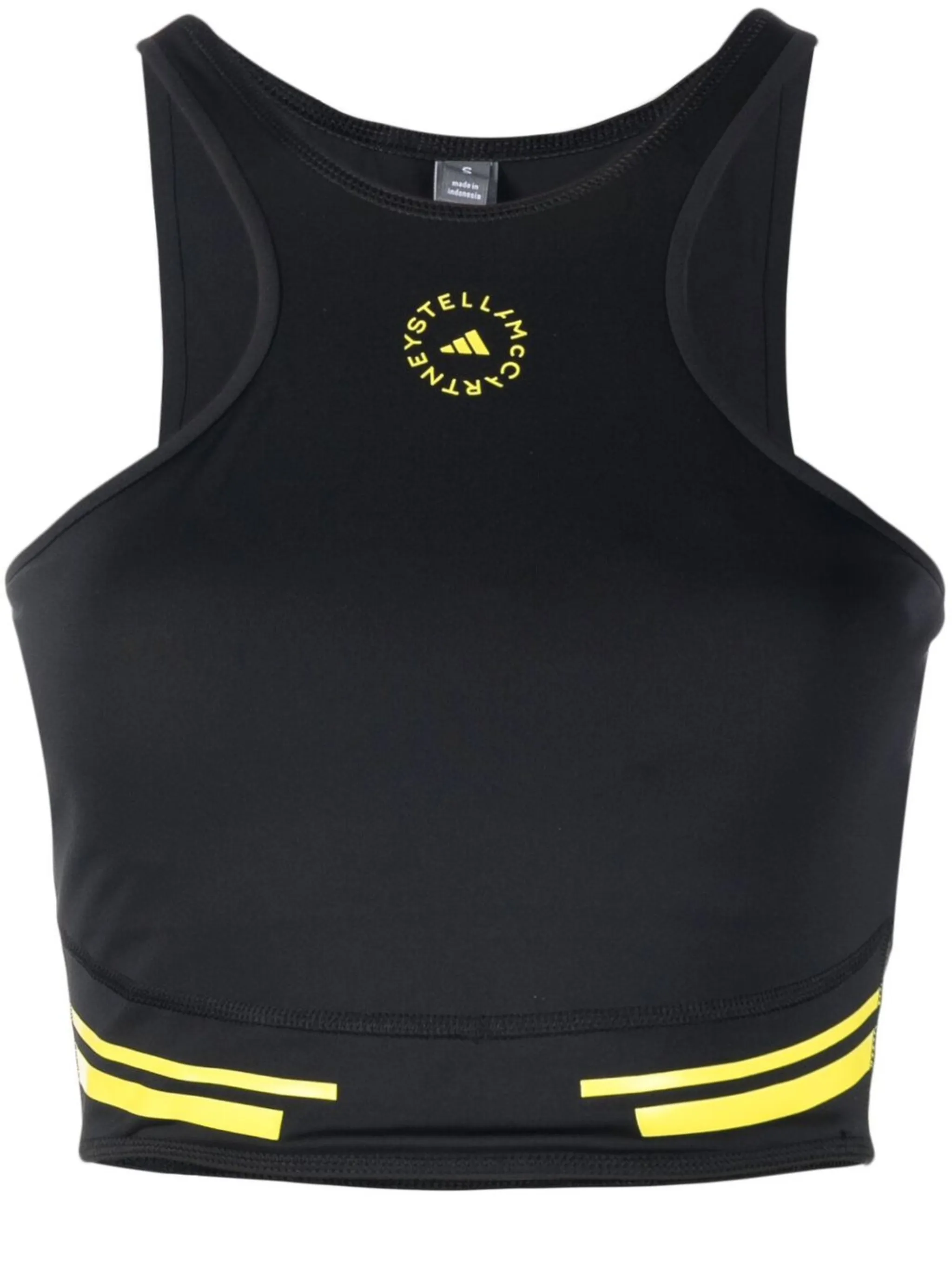 

Укороченный топ TruePace Adidas By Stella Mccartney, черный