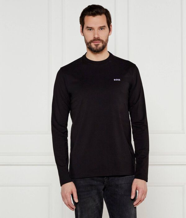 

Футболка с длинным рукавом длинная Regular fit Boss Green, черный