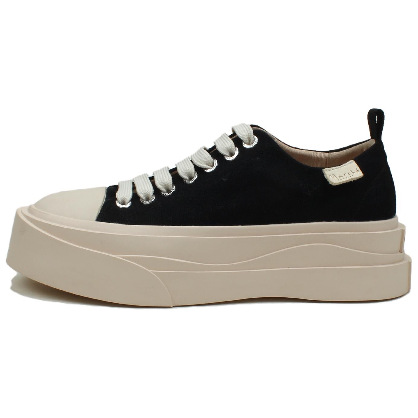 

Кеды унисекс с низким верхом черного цвета Marche Studios