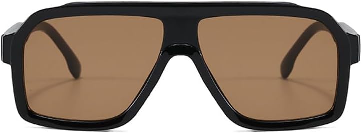 

bullabulling Большие ретро-солнцезащитные очки-пилот для женщин и мужчин в стиле 70-х, классические винтажные солнцезащитные очки с плоской верхней частью и градиентной оправой, C4