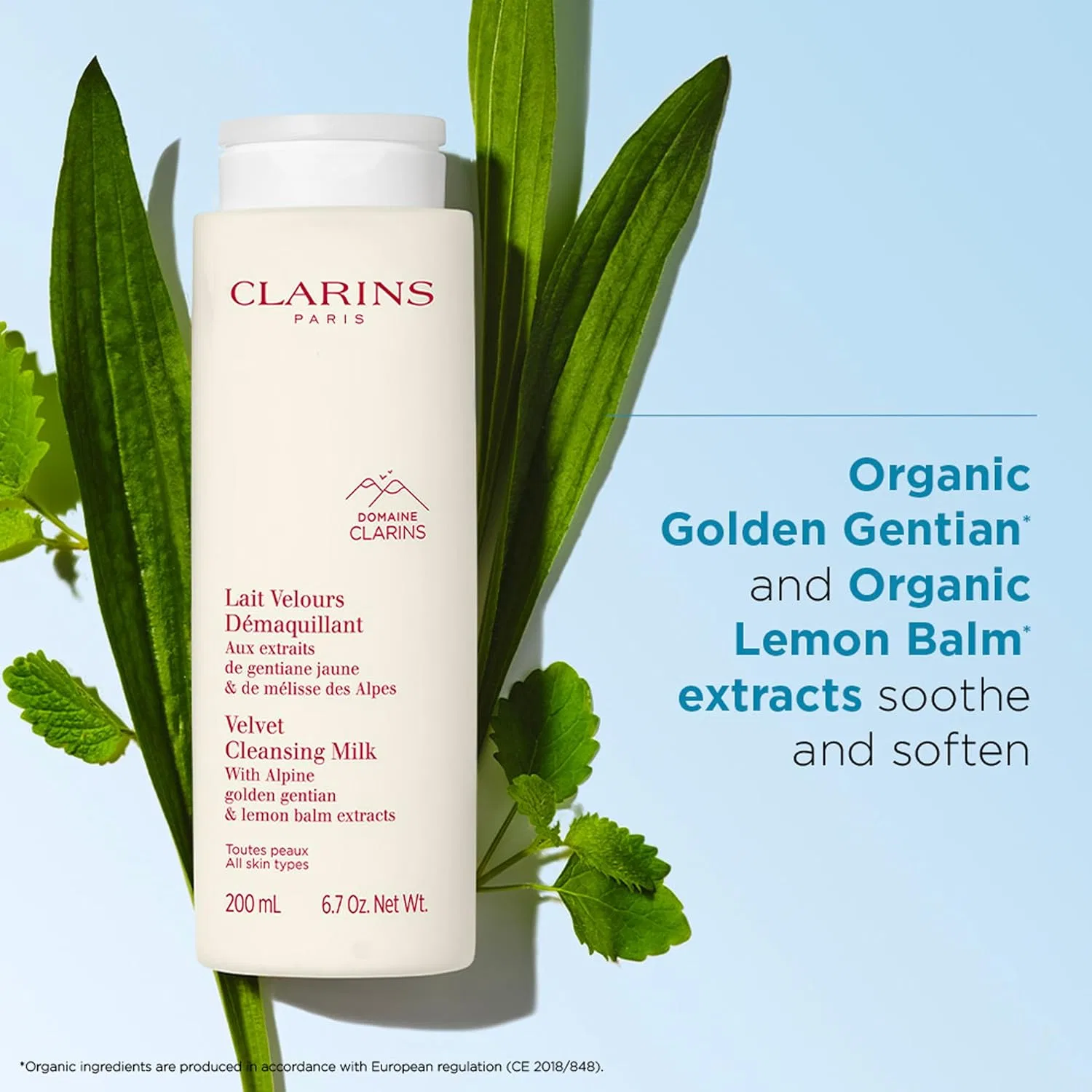 Средство для снятия макияжа Clarins — Молочко для снятия макияжа Velvet, 200 мл — фото 3