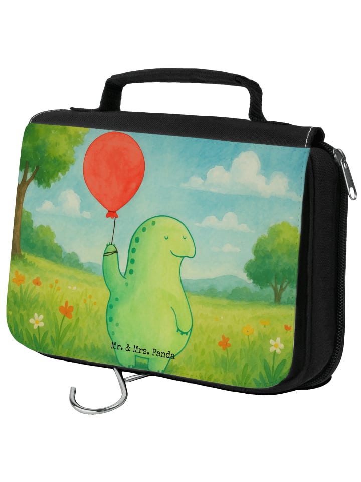 

Mr. & Mrs. Panda Косметичка с рисунком черепахи и воздушного шарика, без... белого цвета