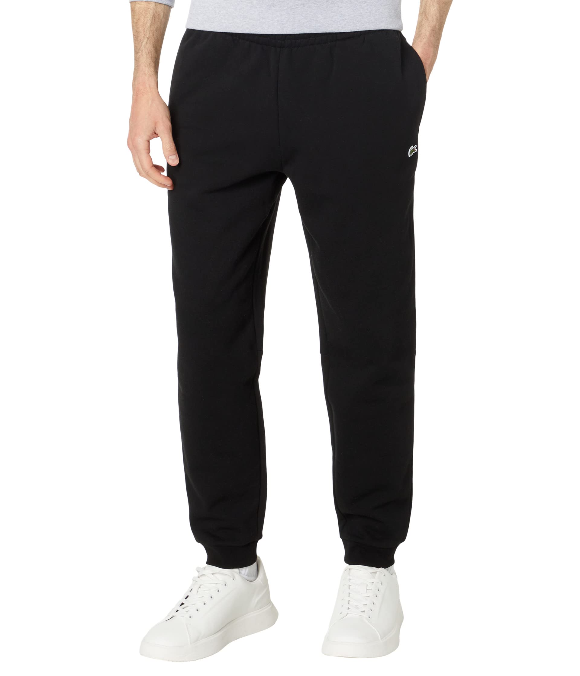 

Брюки Lacoste Tapered Fit Fleece Trackpants, черный