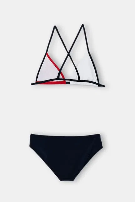 Купальник детский двухчастный Tommy Hilfiger, темно-синий — фото 2