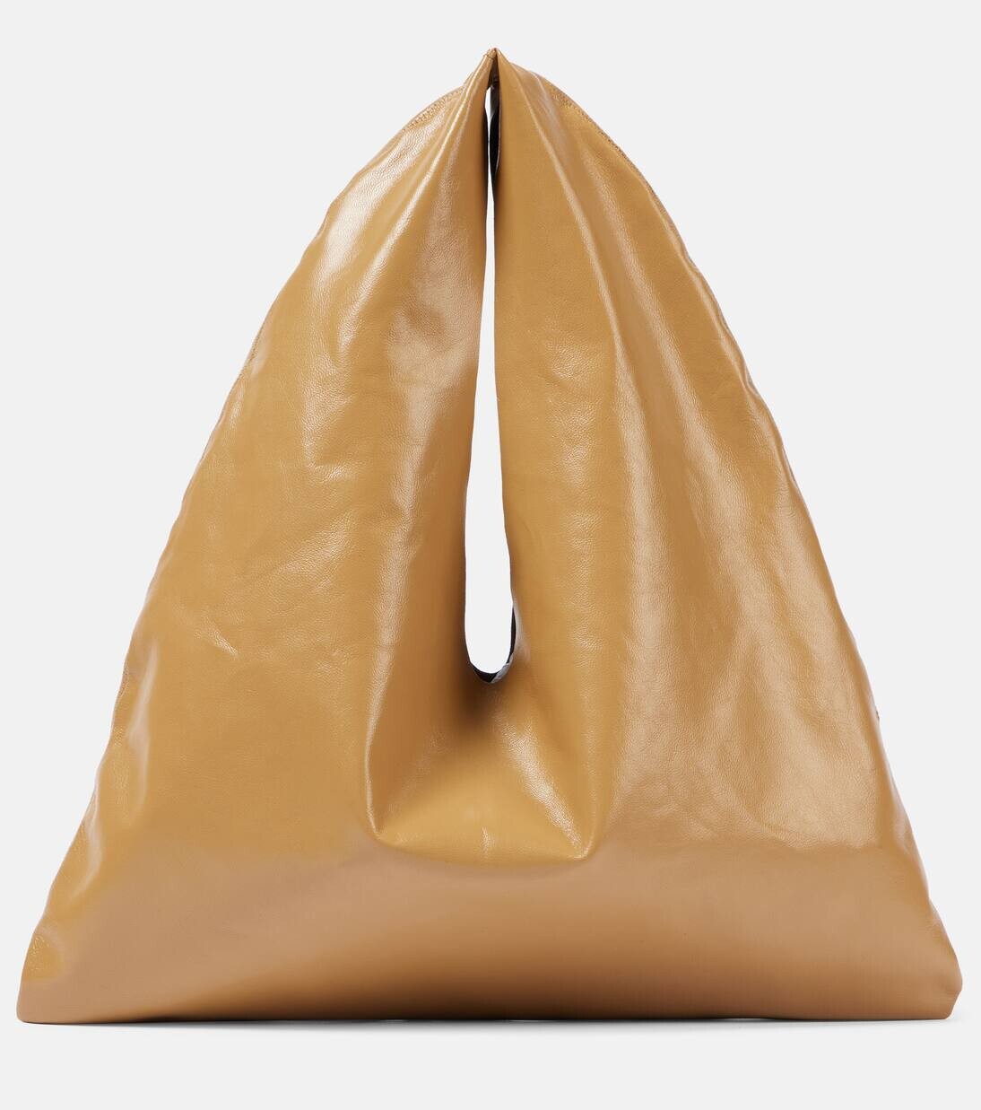 

Сумка-тоут Bindle Small из кожи The Row, цвет sahara pld