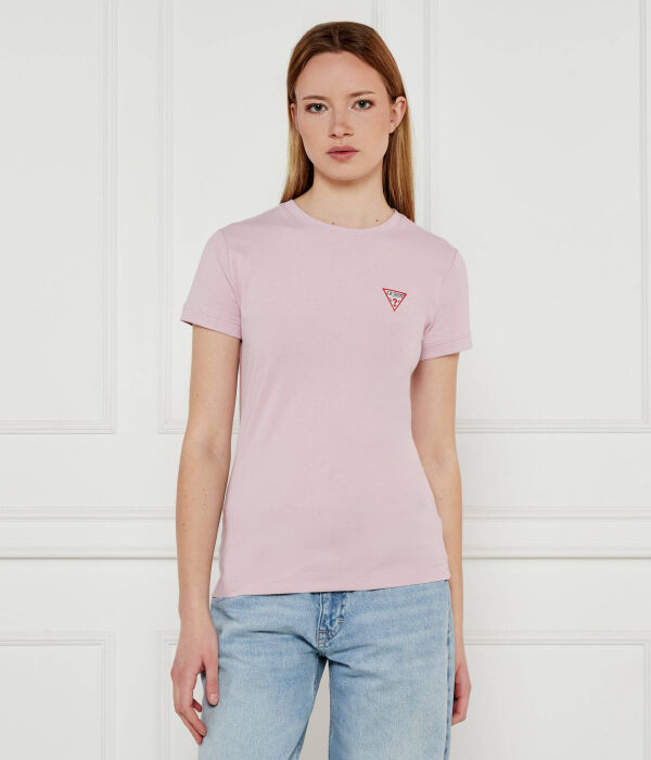 

Футболки Slim fit Guess Jeans, розовый