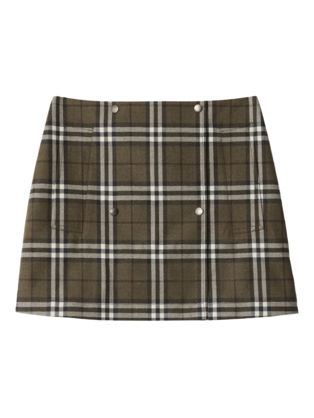 

Burberry юбка в клетку House Check, зеленый