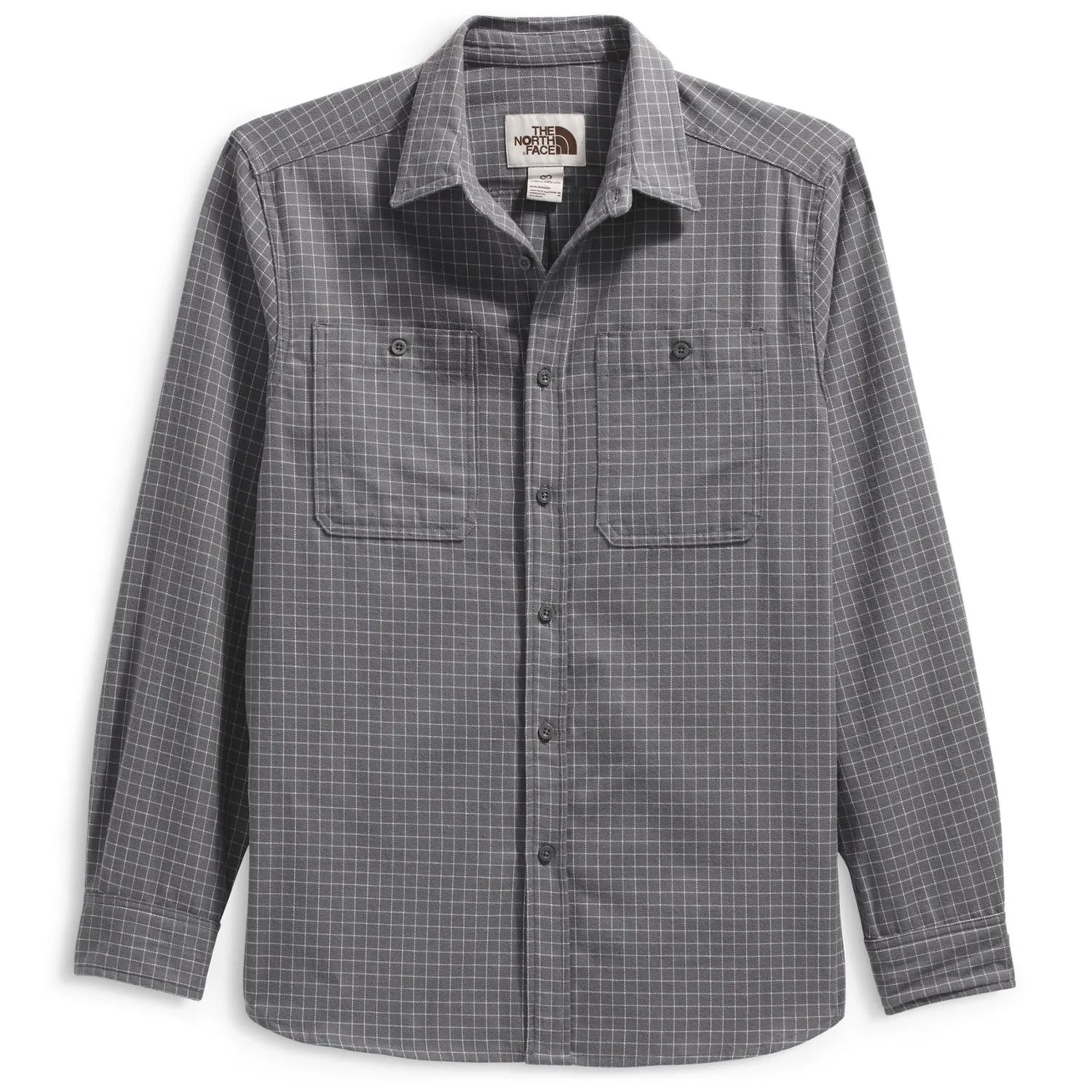 

Рубашка из легкого фланеля Arroyo - мужская The North Face, Smoked Pearl Grid Plaid