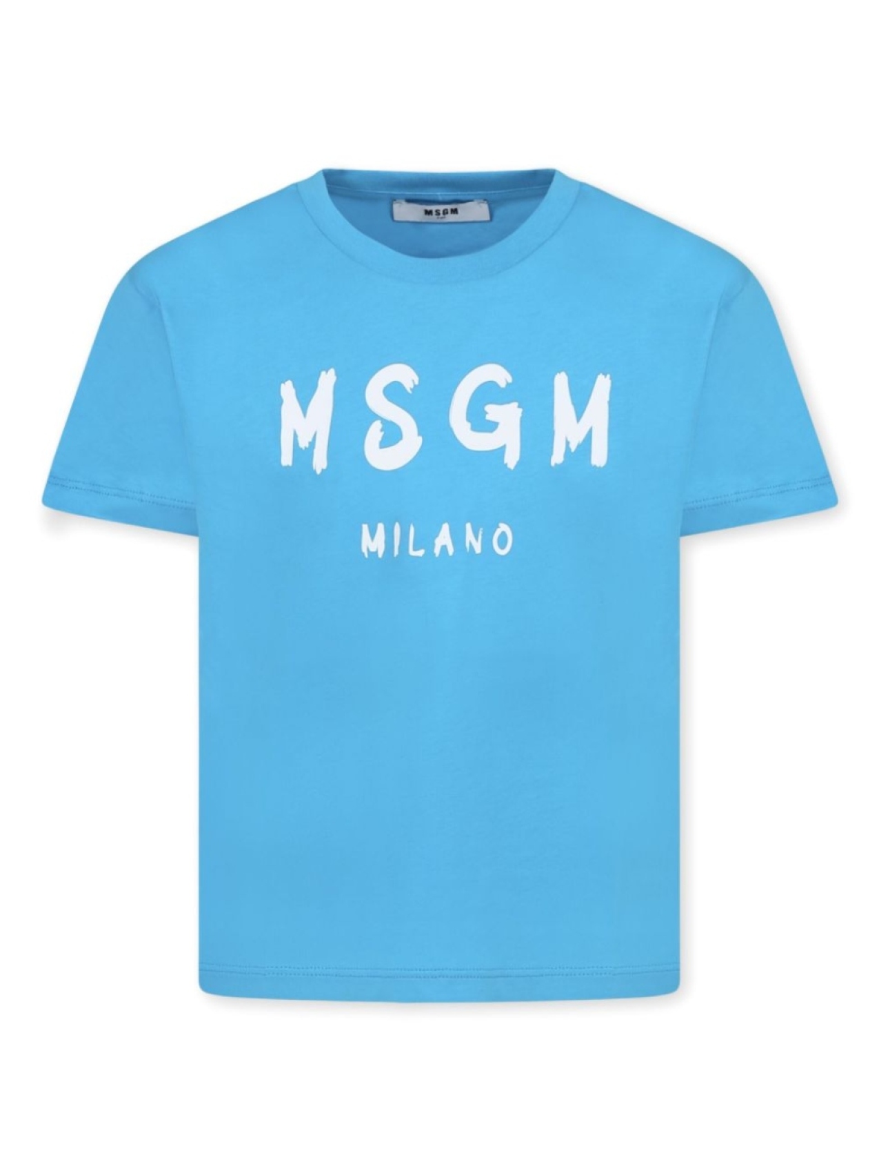 

MSGM Kids футболка с логотипом, синий