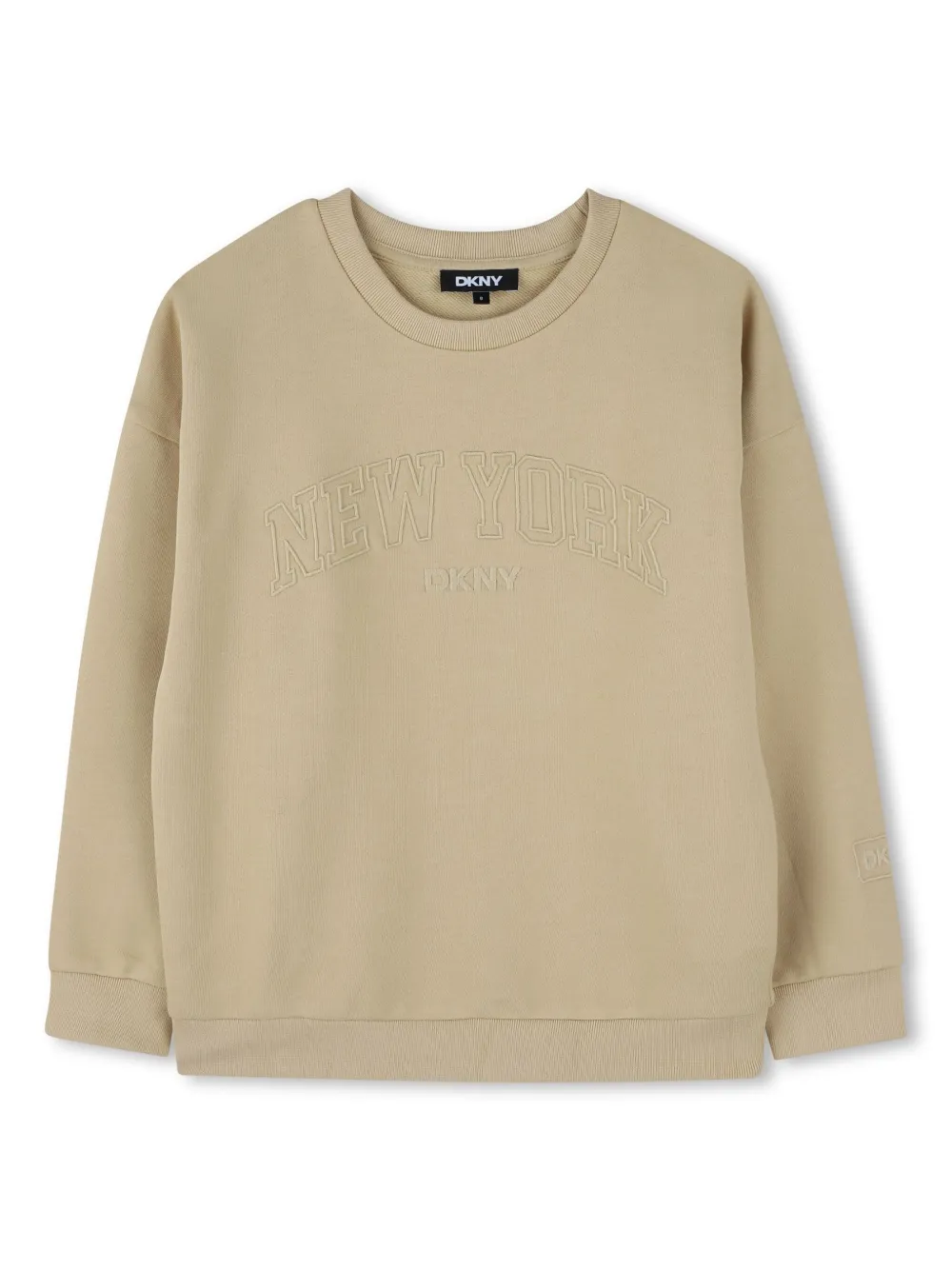 

Толстовка с вышитым логотипом Dkny Kids, нейтральный