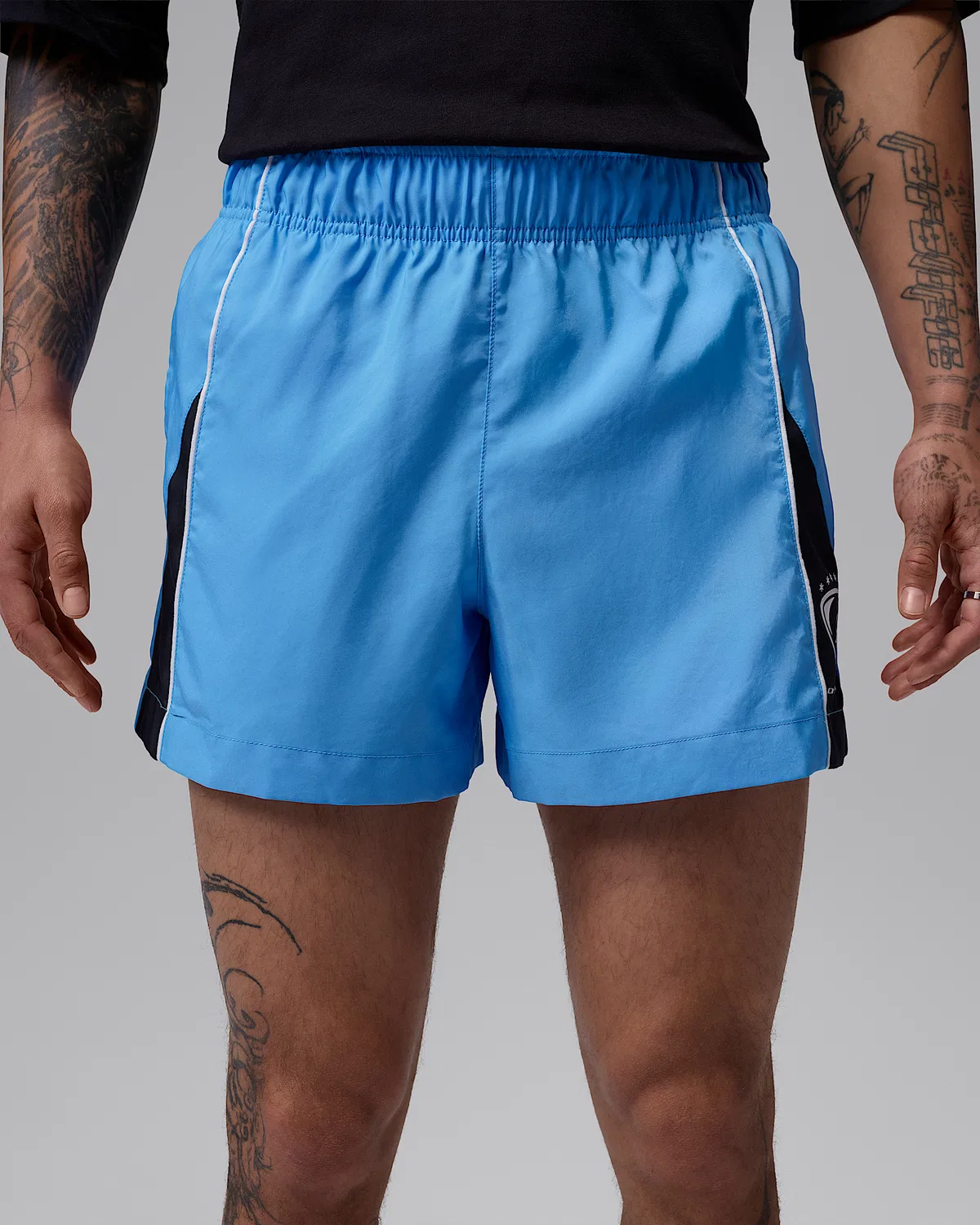 Мужские шорты Jordan Brooklyn 4" Shortie, University Blue/Black/White/White — фото 2