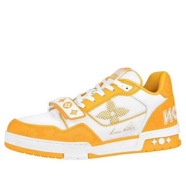 

Кроссовки lv trainer 'white yellow velcro' Louis Vuitton, белый