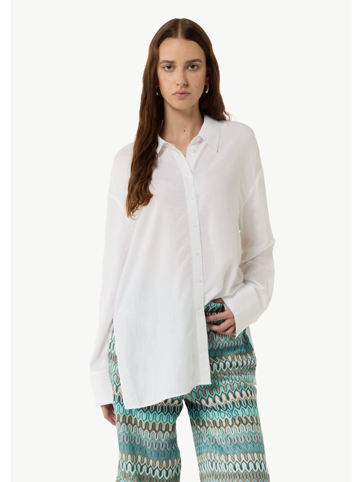 

Блуза comma Bluse langarm, белый