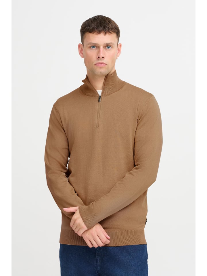 

Пуловер BLEND Troyer BHPullover 20718170 modischer Troyer, коричневый