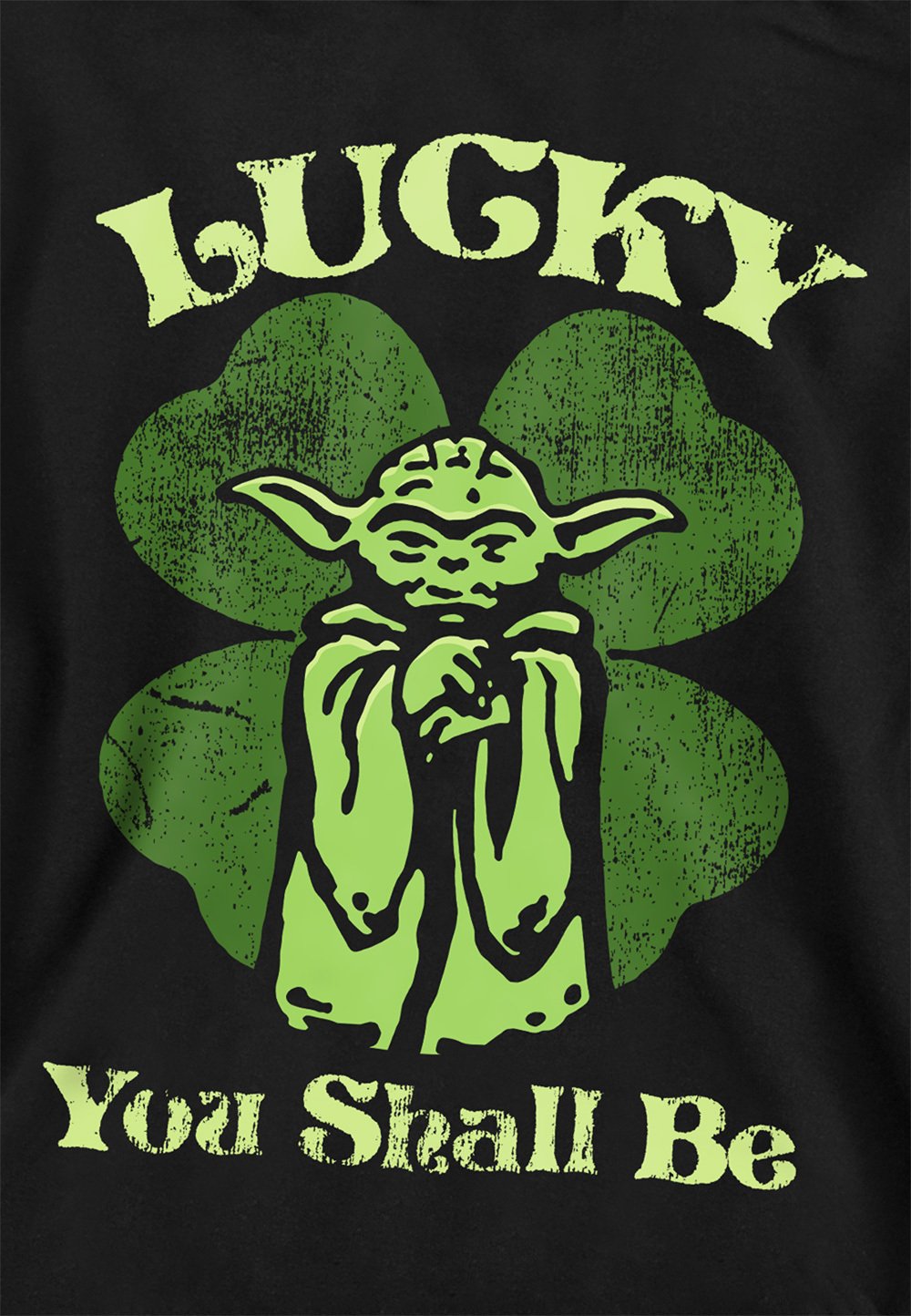 

Толстовка STAR WARS ST PATRICK S DAY YODA LUCKY Star Wars, черный