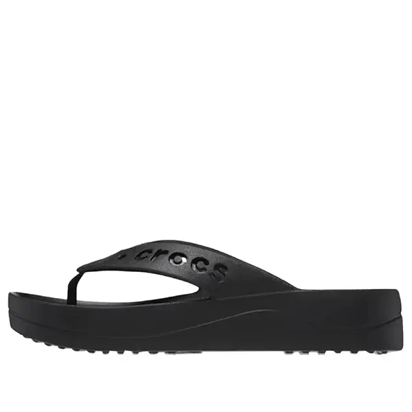 Тапочки baya platform cut out detail flip flops 'black' Crocs, черный