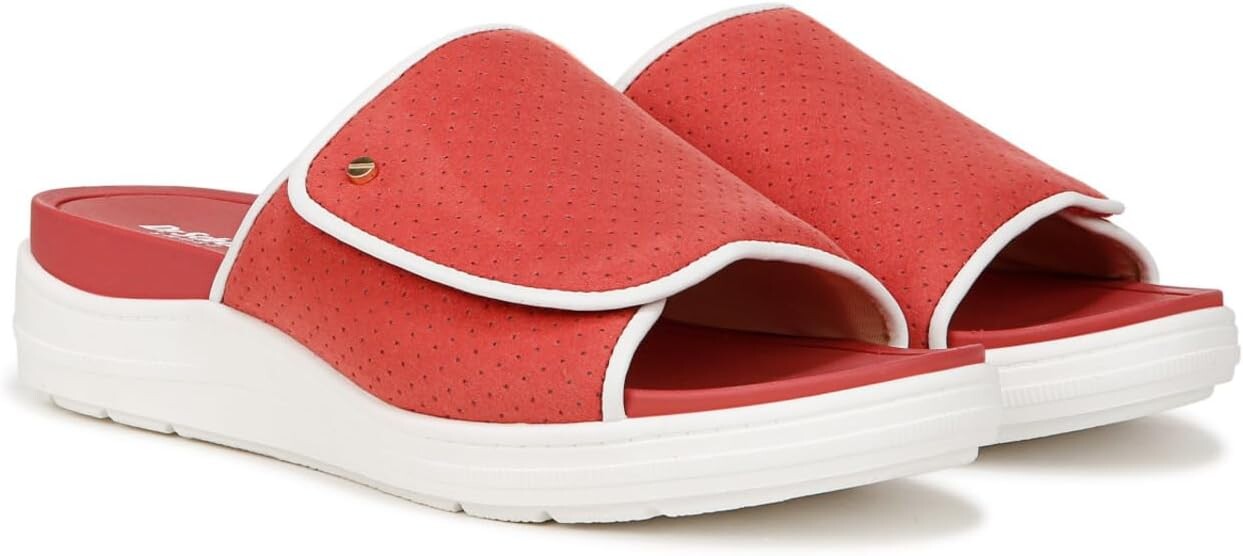 

Сандалии Dr. Scholl's Time Off Set Slide Sandal, цвет Vintage Red Microfiber