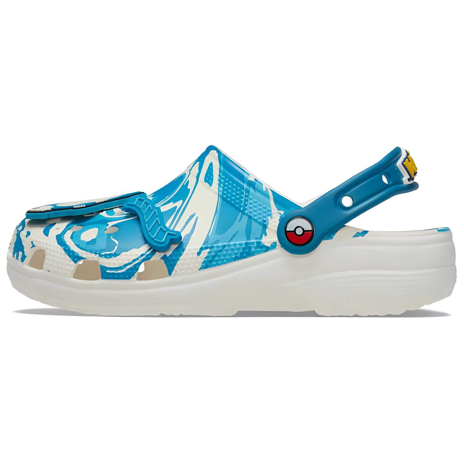 

Классический клог Pokémon Snorlax Crocs, синий белый
